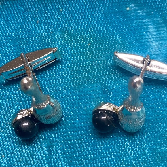 π Vintage unique bowling Cufflinks - Picture 3 of 3
